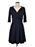 Assorted Brands Solid Blue Cocktail Dress Size M - photo 1