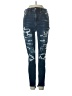 American Eagle Outfitters Graphic Blue Jeans Size 2 Short - photo 1