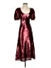 Keepsake Burgundy Cocktail Dress Size S - photo 1