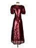 Keepsake Burgundy Cocktail Dress Size S - photo 2