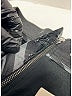 Burberry Solid Black Gray Formal Skirt Size 12 - photo 9