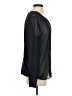 Ann Taylor Solid Black Long Sleeve Blouse Size S - photo 4