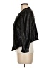 By Anthropologie 100% Nylon Metallic Black Jacket Size M - photo 5