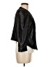 By Anthropologie 100% Nylon Metallic Black Jacket Size M - photo 4