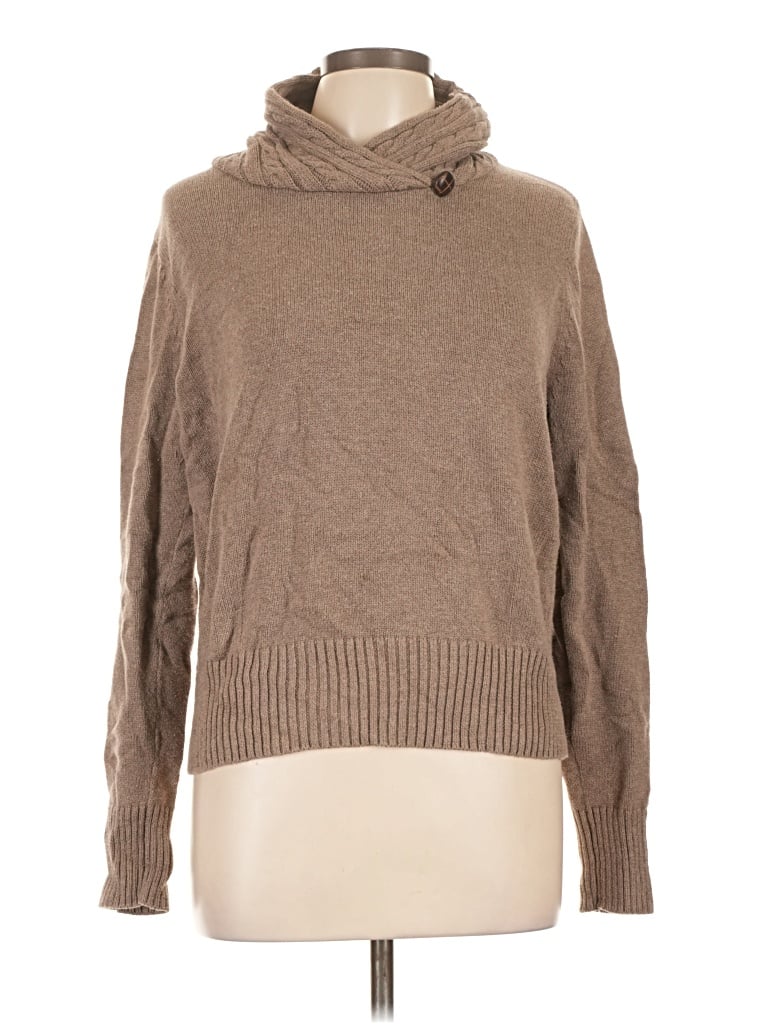 Pre-owned Jeanne Pierre Turtleneck Sweater In Brown