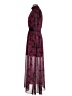 LDT 100% Polyester Burgundy Casual Dress Size 8 - photo 5