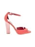 Badgley Mischka Color Block Pink Red Heels Size 9 1/2 - photo 1