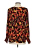 Allison Joy 100% Polyester Orange Long Sleeve Blouse Size S - photo 2