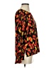 Allison Joy 100% Polyester Orange Long Sleeve Blouse Size S - photo 4
