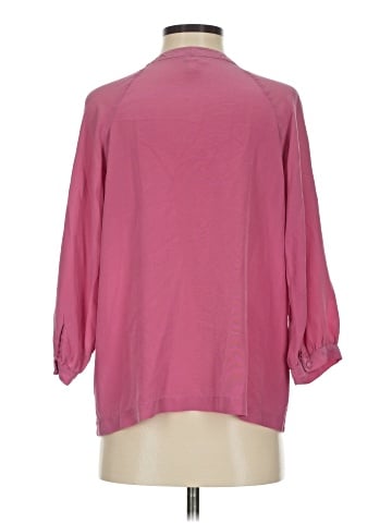 Joie 3/4 Sleeve Silk Top (view 2)