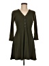 Forever 21 Solid Green Casual Dress Size M - photo 1