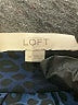 Ann Taylor LOFT 100% Polyester Animal Print Blue Long Sleeve Blouse Size M - photo 7