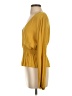 Express Outlet Yellow Long Sleeve Blouse Size S - photo 5