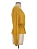 Express Outlet Yellow Long Sleeve Blouse Size S - photo 4