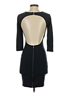 Robe David Lerner New York Taille L - Blanc, Jersey, Décolleté Halter, Pour Cocktail