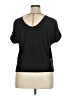 Lavish 100% Polyester Black Short Sleeve Top Size XL - photo 2
