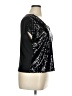 Lavish 100% Polyester Black Short Sleeve Top Size XL - photo 4