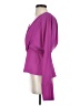 Atlein Collective 100% Polyester Purple Long Sleeve Blouse Size 2 - photo 5