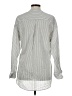 A.L.C. Stripes Silver Long Sleeve Blouse Size 8 - photo 2