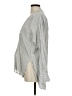 A.L.C. Stripes Silver Long Sleeve Blouse Size 8 - photo 5