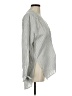 A.L.C. Stripes Silver Long Sleeve Blouse Size 8 - photo 4