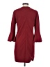 Tibi Solid Burgundy Casual Dress Size 4 - photo 2