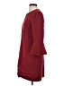 Tibi Solid Burgundy Casual Dress Size 4 - photo 5