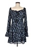 As U Wish 100% Polyester Floral Blue Casual Dress Size M - photo 1