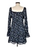 As U Wish 100% Polyester Floral Blue Casual Dress Size M - photo 2