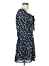 As U Wish 100% Polyester Floral Blue Casual Dress Size M - photo 4
