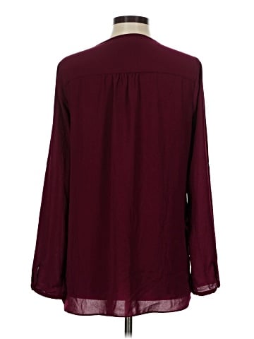 Skies Are Blue Long Sleeve Blouse (view 2)