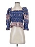 Sea New York 100% Cotton Blue 3/4 Sleeve Blouse Size XS - photo 1