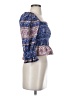 Sea New York 100% Cotton Blue 3/4 Sleeve Blouse Size XS - photo 4