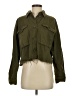 Topshop 100% Cotton Green Jacket Size 4 - 6 - photo 1