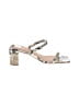 by FAR Animal Print Ivory Tan Embossed Sandals Size EU 38 - photo 1