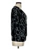 AB Studio Black Short Sleeve Blouse Size M - photo 4