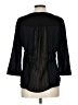 American Eagle Outfitters 100% Polyester Black 3/4 Sleeve Blouse Size L - photo 2