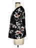 Shein 100% Polyester Floral Black Short Sleeve Blouse Size 4 - photo 5