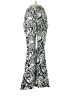 Versona Paisley Silver Dress Pants Size 2 - photo 1