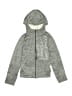 Nike 100% Polyester Gray Zip Up Hoodie Size M (kids) - photo 1