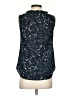 Ann Taylor 100% Polyester Black Sleeveless Blouse Size 0 - photo 2