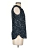 Ann Taylor 100% Polyester Black Sleeveless Blouse Size 0 - photo 4