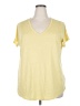 Torrid Yellow Short Sleeve T-Shirt Size 3X Plus (3) - photo 1