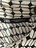 Zara Houndstooth Ivory Long Sleeve Blouse Size XS - photo 7