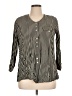 Camille Claudel Stripes Black Long Sleeve Blouse Size 1X - photo 1