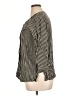 Camille Claudel Stripes Black Long Sleeve Blouse Size 1X - photo 5