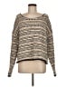 EYAHUSKA Stripes Tan Pullover Sweater Size Med - Lg - photo 1