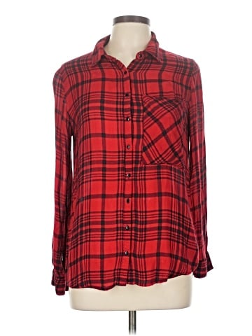 Velvet Heart Long Sleeve Button-Down Shirt (view 1)