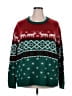 Andree by UNIT 100% Acrylic Green Pullover Sweater Size 3X - photo 1