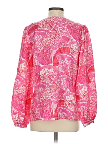 Lilly Pulitzer Long Sleeve Silk Top (view 2)